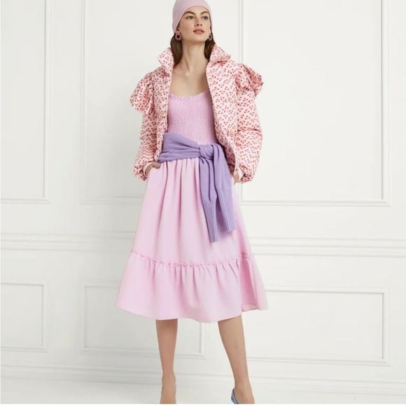 Hill House Pink Midi Dress - Picture 3 of 14